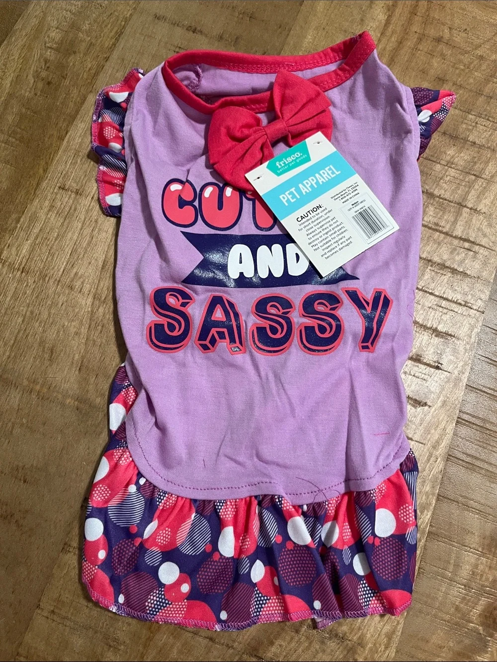 Cute and Sassy Dog or Cat Dress